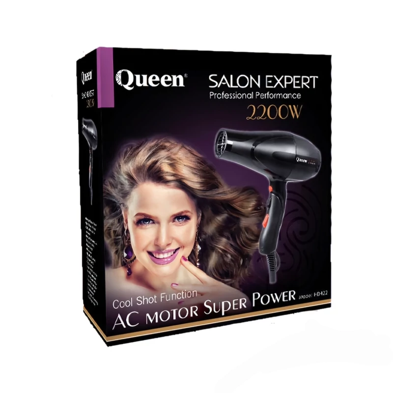 سشوار کوئین حرفه ای موتور سنگین2200W