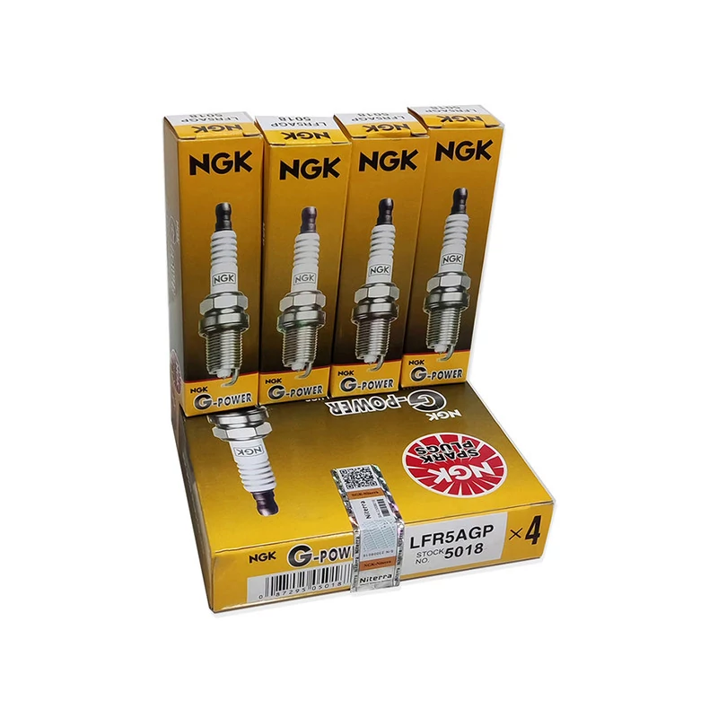 شمع NGK بلند سوزنی پلاتینیوم G-power ژاپن سفارشی LFR5AGP 5018