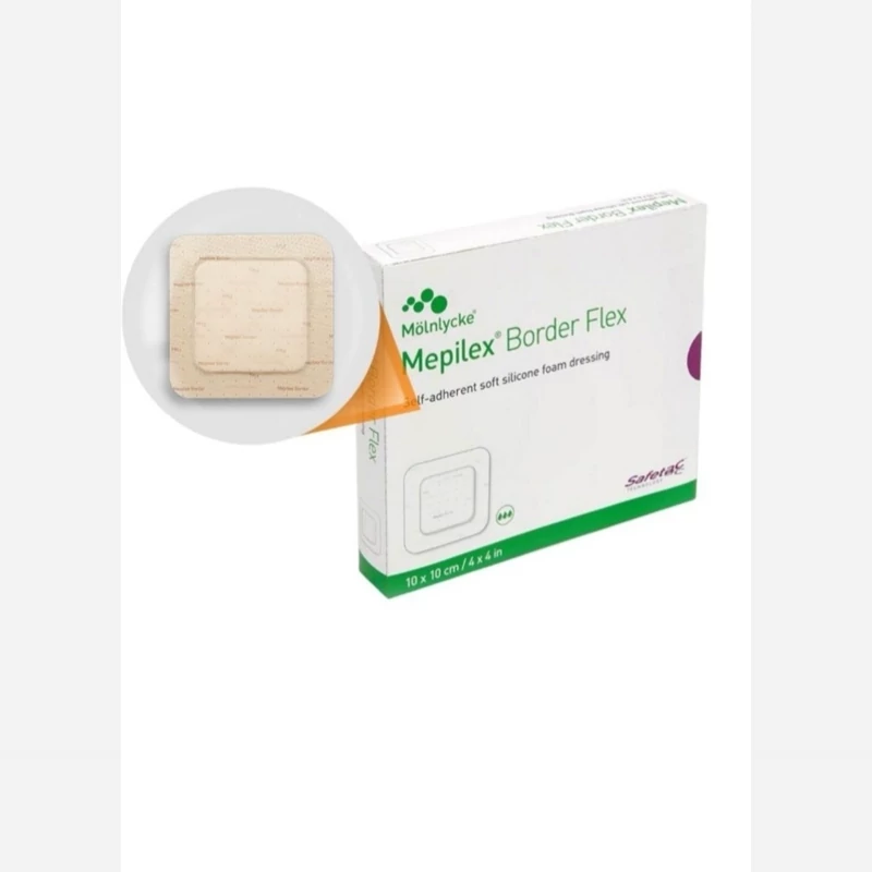 پانسمان مپیلکس بوردر فلکس سایز 10 در 10 Mepilex Berder Flex