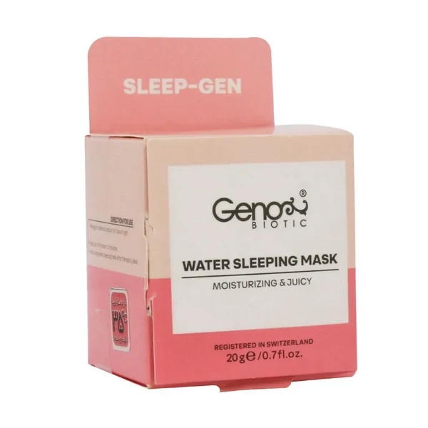 ماسک کرمی لب ژنوبایوتیک مدل SLEEP GEN وزن 20 گرم با گلیسیرین، نرمکننده، مرطوبکننده و آبرسان قوی، تسکیندهنده و آرامشبخ...