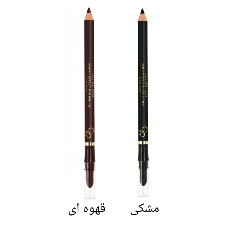 مداد چشم مشکی گلدن رز مدل Smoky Effect Deep Black