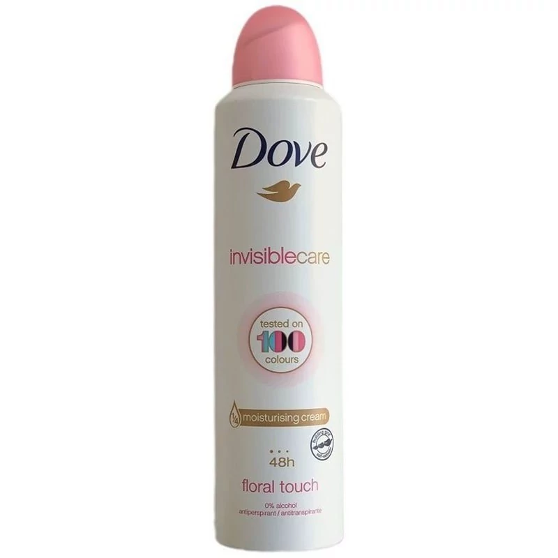 اسپری بدن داو ضدتعریق 100(invisible care) 250 میل