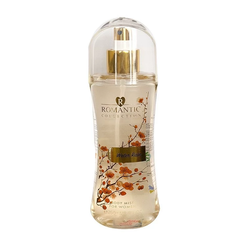 بادی میست زنانه رمانتیک کالکشن مدل واتر رین رایحه ی مشک و گل رز ( 250 ML )