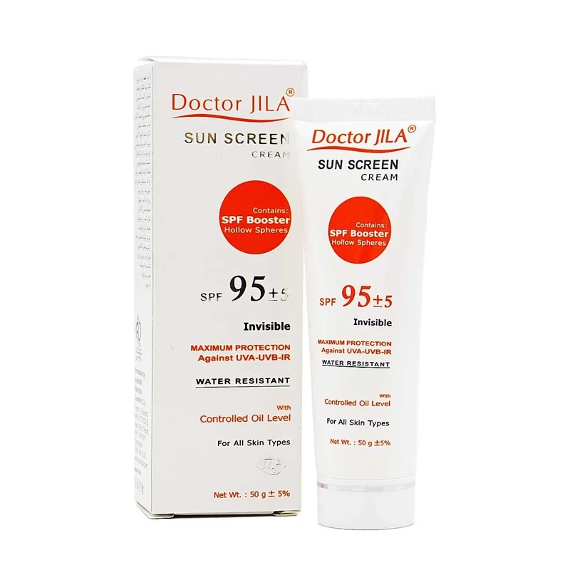 کرم ضدآفتاب دکتر ژیلا مدل Invisible با SPF63، حجم 50میلیلیتر