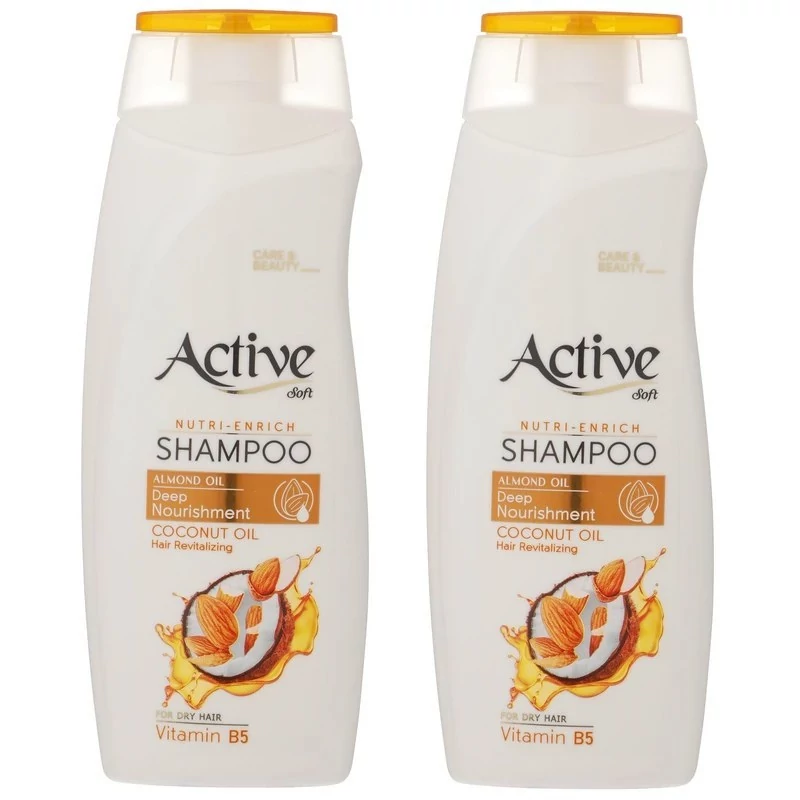 شامپو مغذی موهای خشک اکتیو حجم 350ml