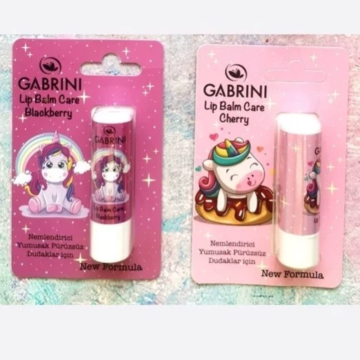 بالم لب گابرینی Gabrini با رایحه توت فرنگی ،وانیلی،تمشک،الوورا،کلاسیک ،حجم 5 گرم