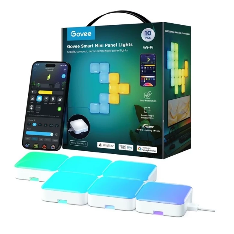 پنل روشنایی هوشمند گووی Govee Mini Panel Lights H8069