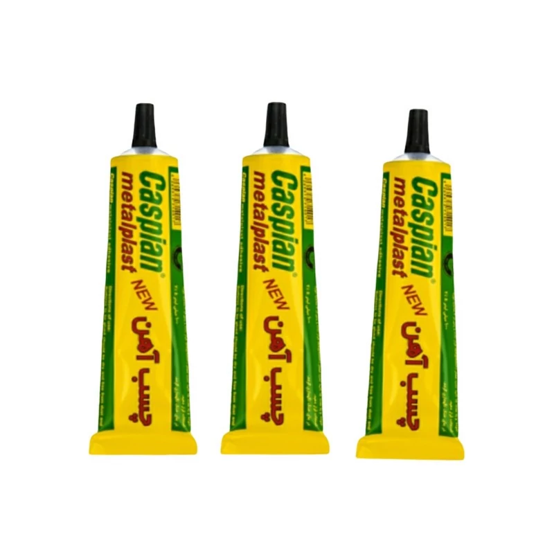 چسب آهن کاسپین مدل Metal plast New حجم 50 میلی لیتر مواد اولیه ساخت آلمان