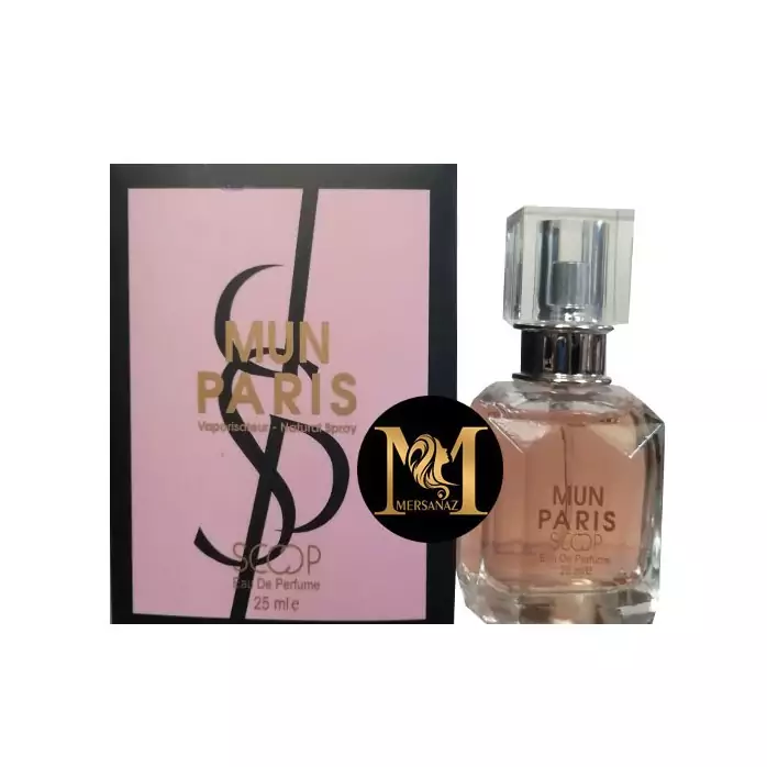 عطر جیبی زنانه اسکوپ مدل MUN PARIS حجم 25 میلی لیتر با رایحه شیرین