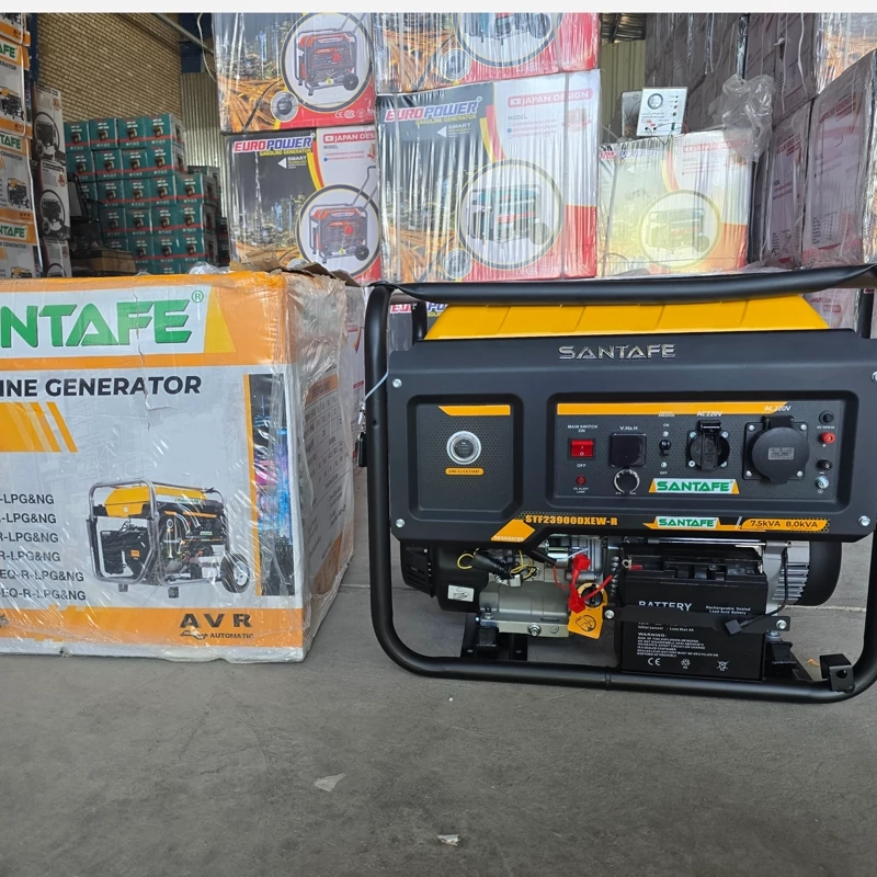 موتور برق بنزینی استارتی تک فاز 8 کاوا سانتافه STF23900DXEW-R