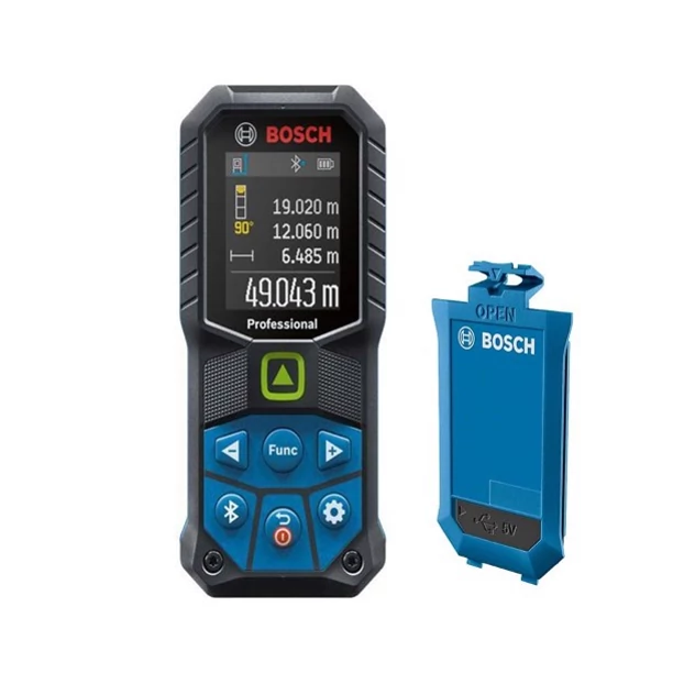 متر لیزری بوش مدل نور سبز GLM 50-27 CG Professional به همراه سه پایه و عینک لیزر برد 50 متر