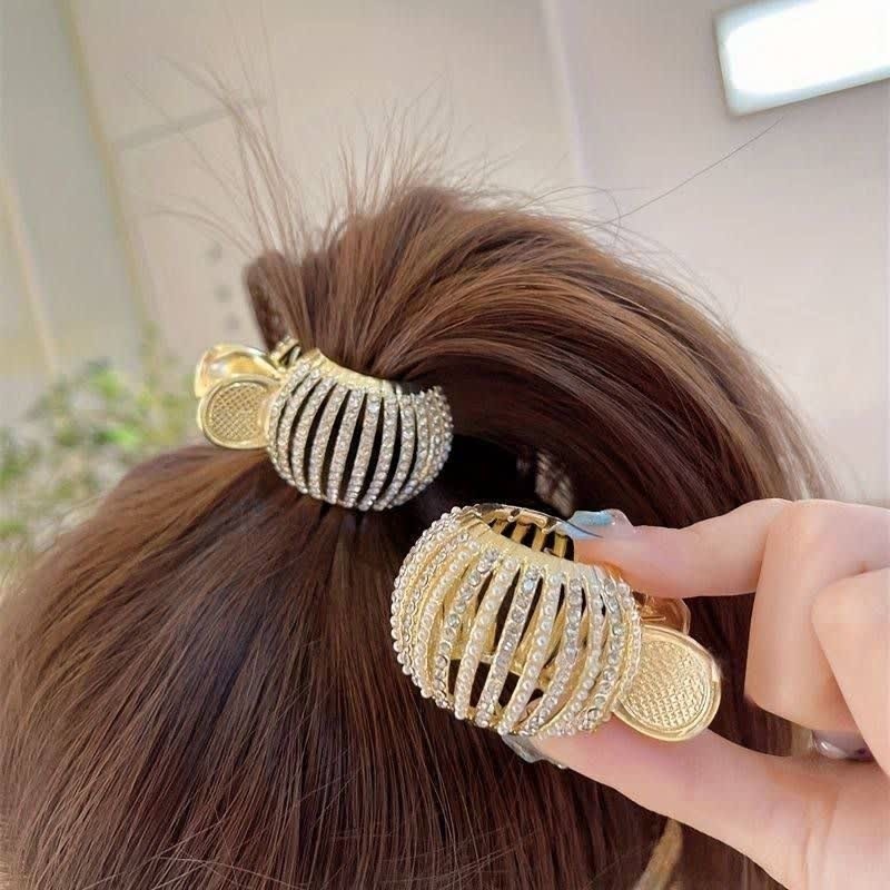 گیره دم اسبی توپی فول نگین 