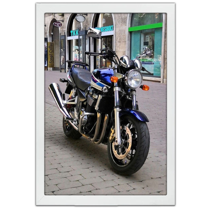 تابلو بکلیت طرح موتور سنگین هوندا HONDA CB1300 مدل W-po1588 فریم سفید ارسال فوری مدل 1