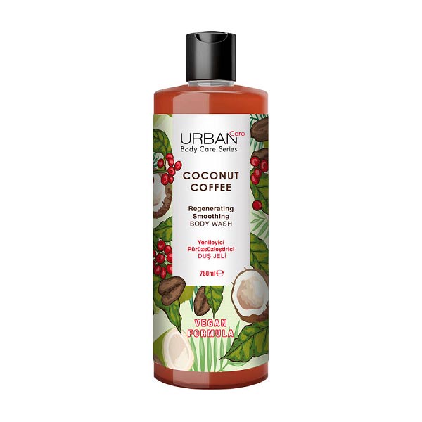 شامپو بدن اوربن کر Urban Care رایحه قهوه و نارگیل حجم 750 میل