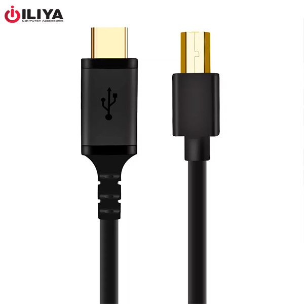 کابل Type-C به Mini USB 5-pin کی نت پلاس مدل KP-CUC5P18 A54 طول 1.8 متر