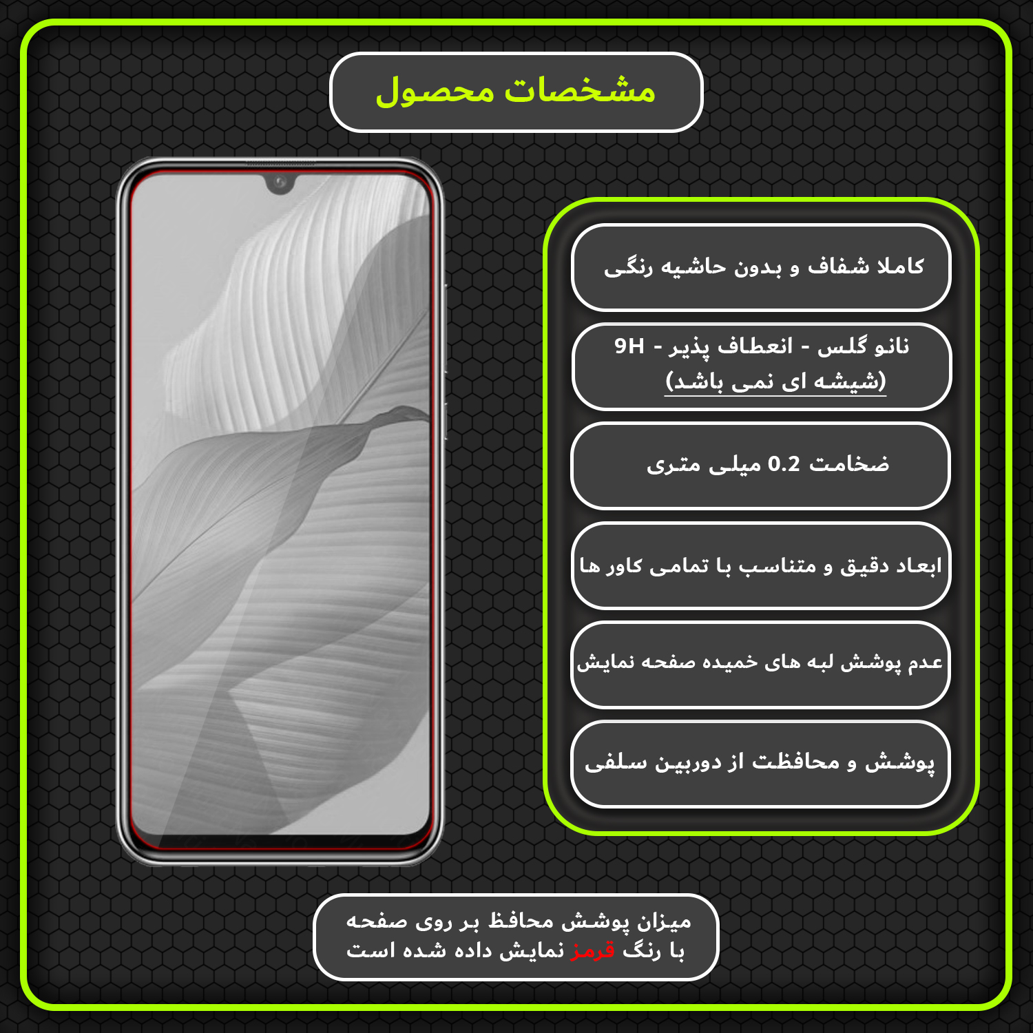 محافظ صفحه نمایش مولتی نانو مدل X-S2N مناسب برای گوشی موبایل هوآوی Y8P بسته دو عددی