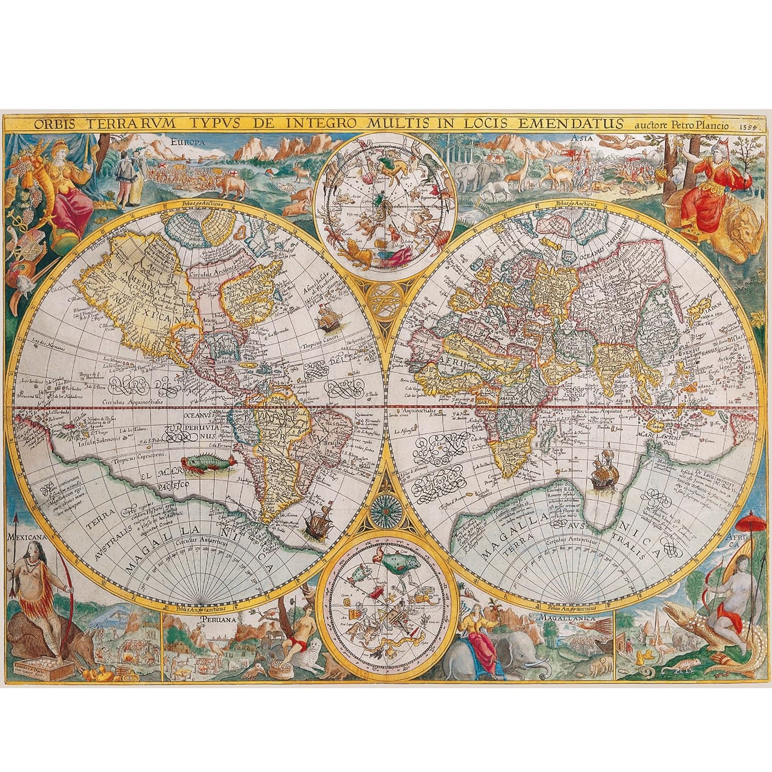 پازل 1500 تکه راونزبرگر مدل Historical Globe کد 12000716