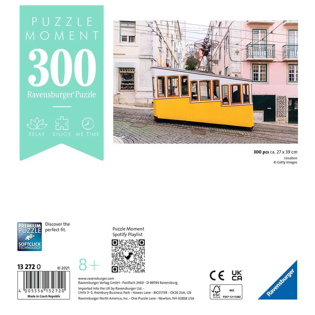 پازل 300 تکه راونزبرگر مدل Puzzle Moment Lisbon کد 13272