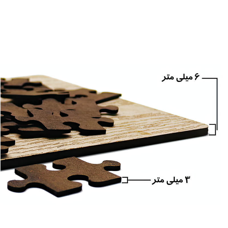 پازل 35 تکه زیگ زاگ مدل چوبی پپا پیگ کد 351020