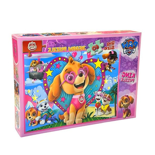 پازل 60 تکه کینگ مدل پاو پاترول PAW Patrol