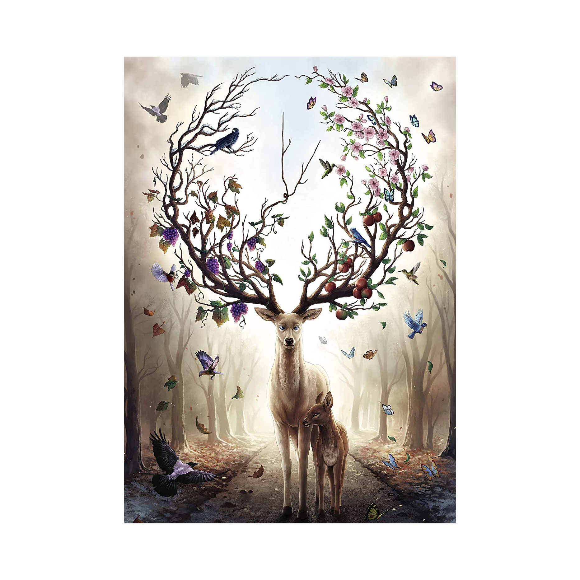 پازل 1000 تکه راونزبرگر مدل Magical Deer کد 15018