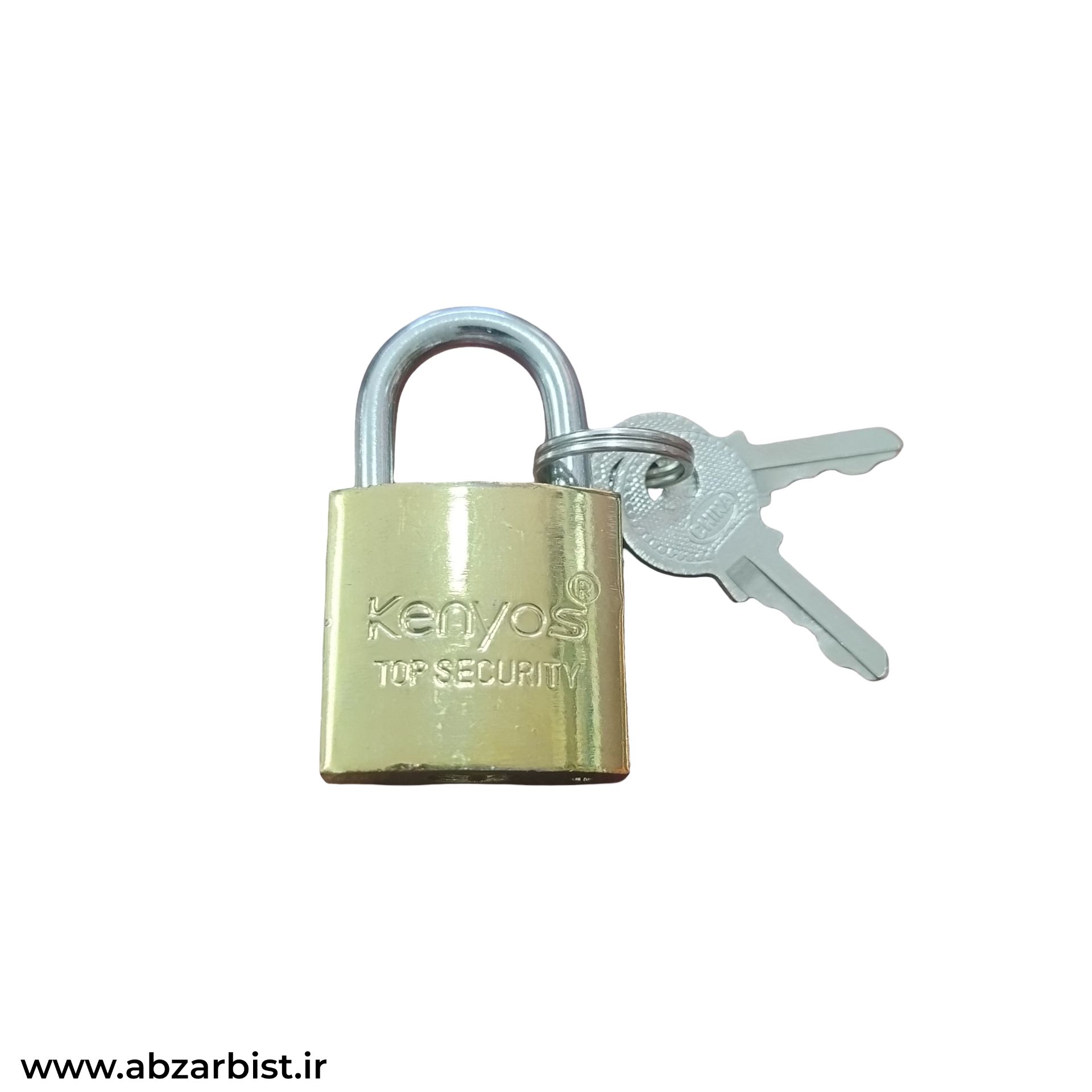قفل آویز کنیوس مدل کلید ساده سایز 25 میلی متر