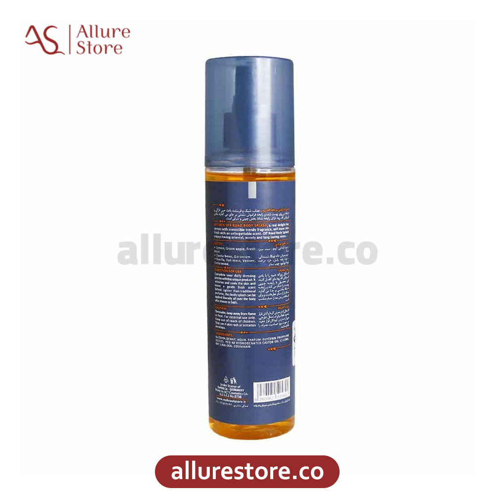 بادی اسپلش مردانه مای مدل آف رود حجم 220ml | آلور استور