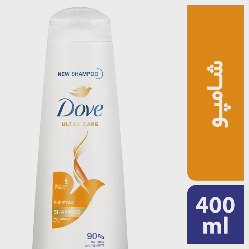 شامپو مخصوص موهای چرب داو ایرانی مدل Purifying حجم 400 میلی لیتر
