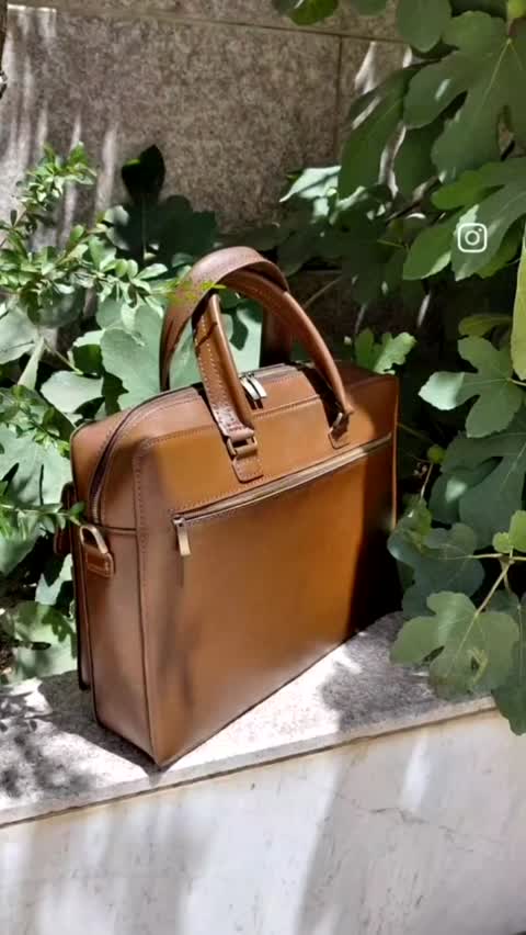 کیف دیپلمات چرم گاوی دست دوز 