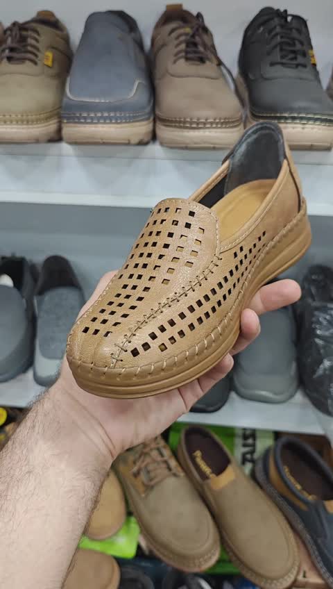 کفش طبی تابستانی گردویی