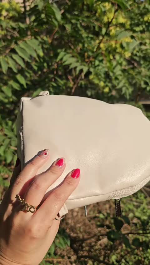 کوله بابونه مینی با زیپ نقره ای کوله پشتی کوچولو