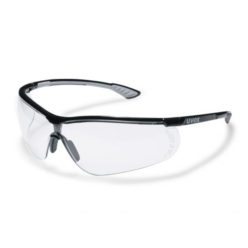 عینک ایمنی لنز شفاف uvex مدل sportstyle