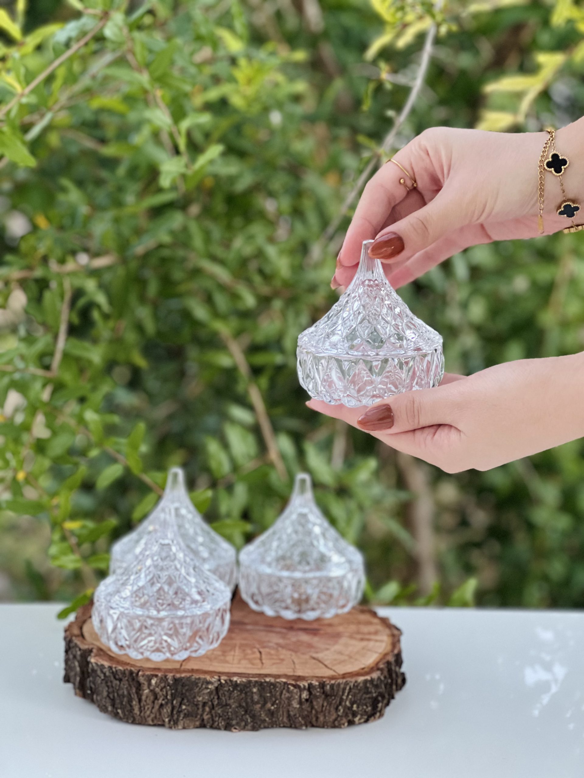 کشمش خوری طرح کریستال✨