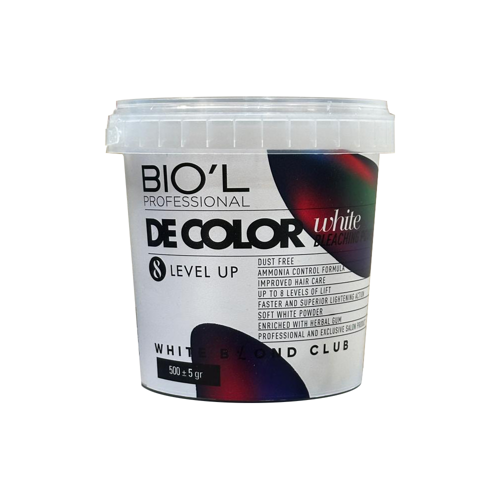پودر دکلره بیول مدل W-B-C وزن&nbsp;500 گرم رنگ سفید