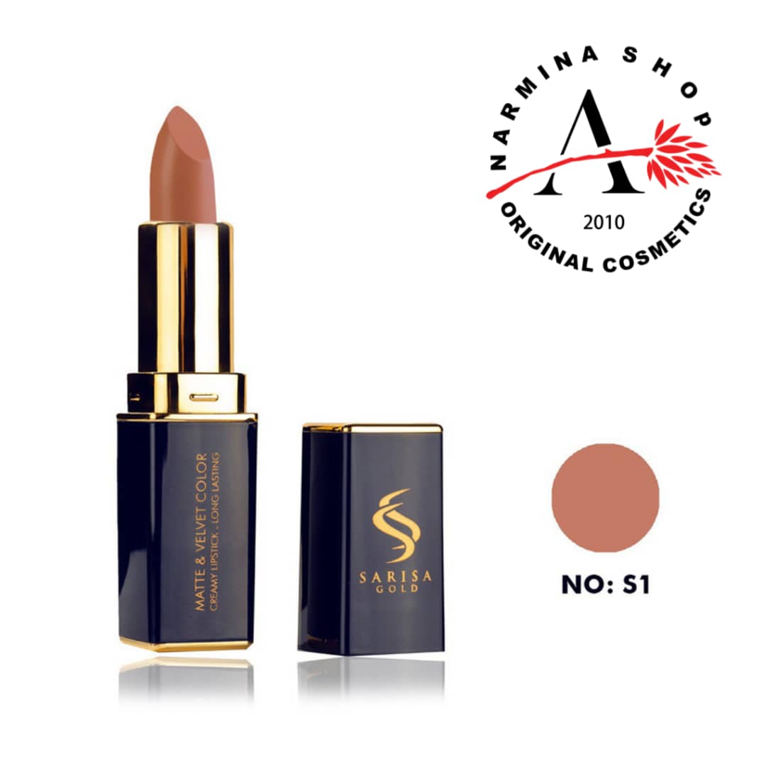 رژلب جامد ساریسا شماره 1 (sarisa gold)