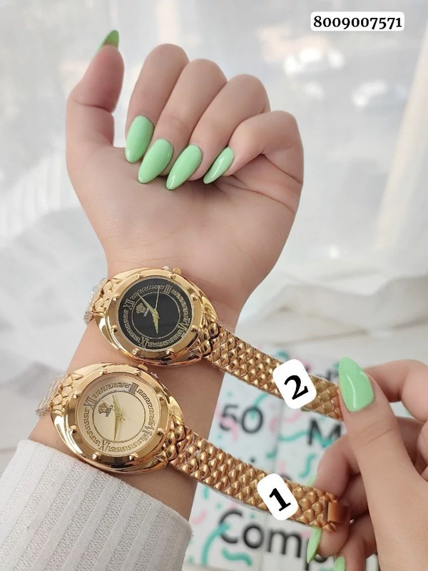 ساعت زنانه مارک ورساچه VERSACE 8009007571 قفل دستبندی موتور با کیفیت قاب و بند استیل کیفیت بسیار خوب همراه با جعبه شیک