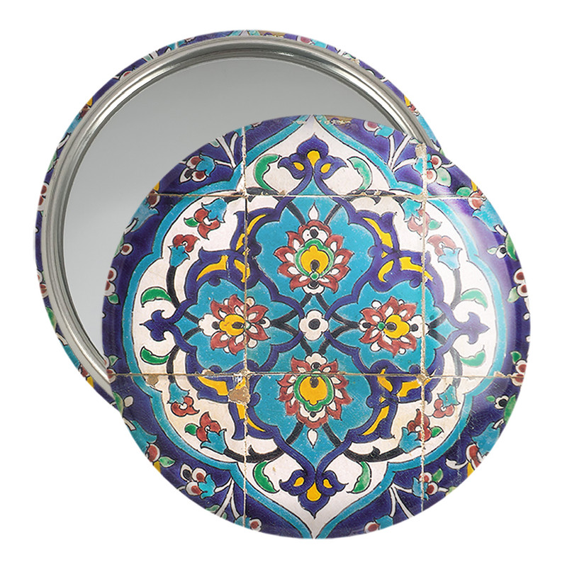 آینه جیبی خندالو مدل کاشی کد 2155 ارسال فوری