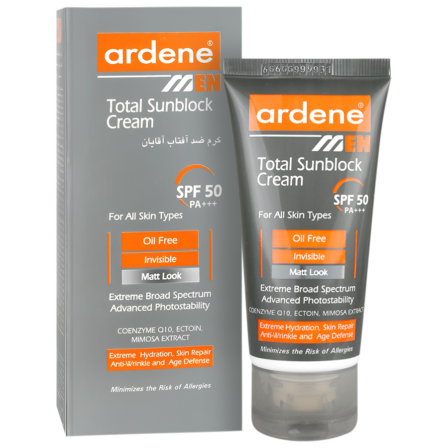 آردن کرم ضد آفتاب آقایان SPF50