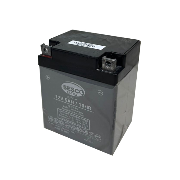 باتری موتور سیکلت مدل 12V 5Ah ظرفیت 5 آمپر هندایی