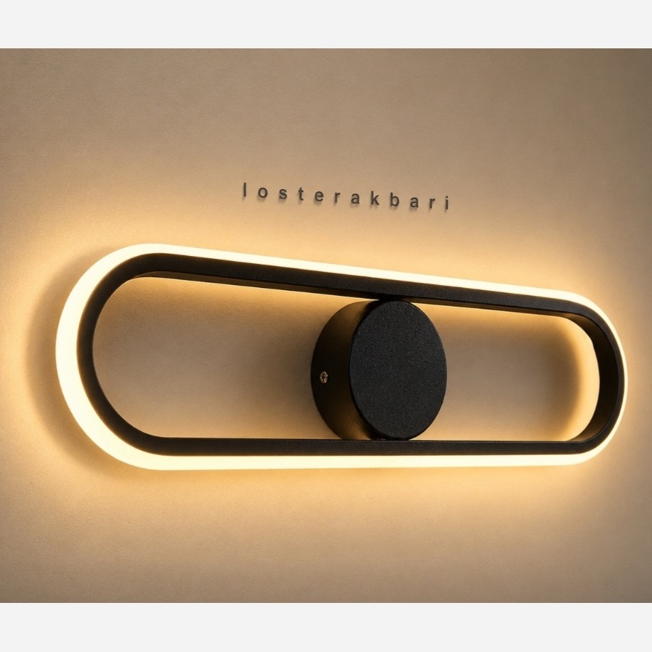 چراغ دیواری led بیضی 60 سانتی