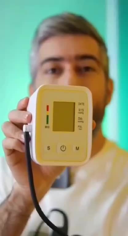 دستگاه فشارسنج سخنگو الکترونیکی دیجیتالی آرم استایل electronic blood سخنگو فارسی همراه با سیم شارژر