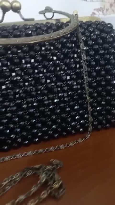 کیف مجلسی مهره تراش خورده نما کریستالی (ارسال رایگان)