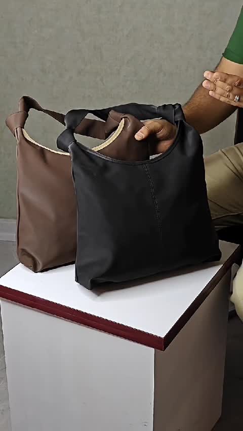 کیف زنانه Zara بند گره ای (مشکی و قهوه ای)