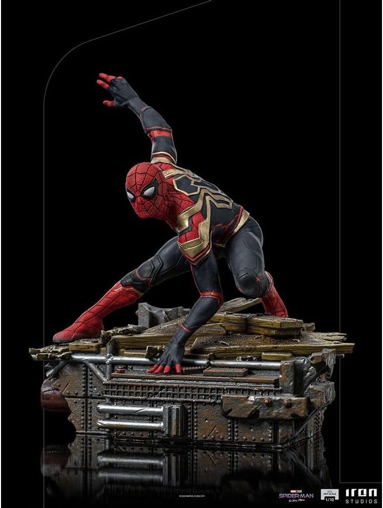اکشن فیگور ثابت اسپایدرمن Iron Spider نسخه کلکسیونی سری Battle Diorama