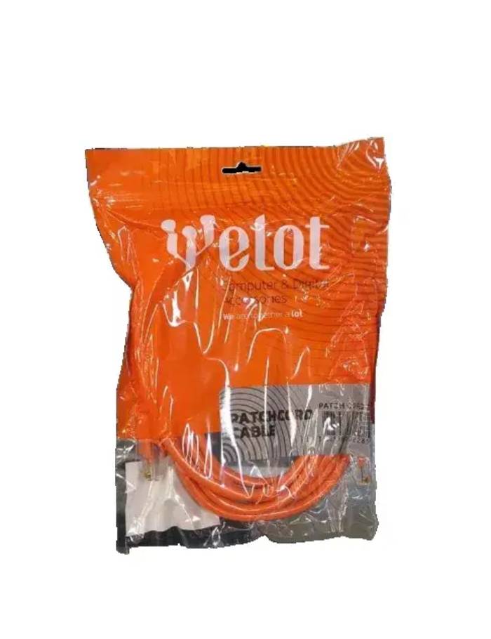 کابل شبکه دو متری WELOT CAT6 - سرعت بالا