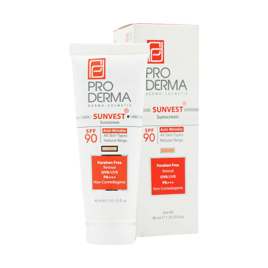 ضد آفتاب و ضد چروک SPF90 سان وست پرودرما