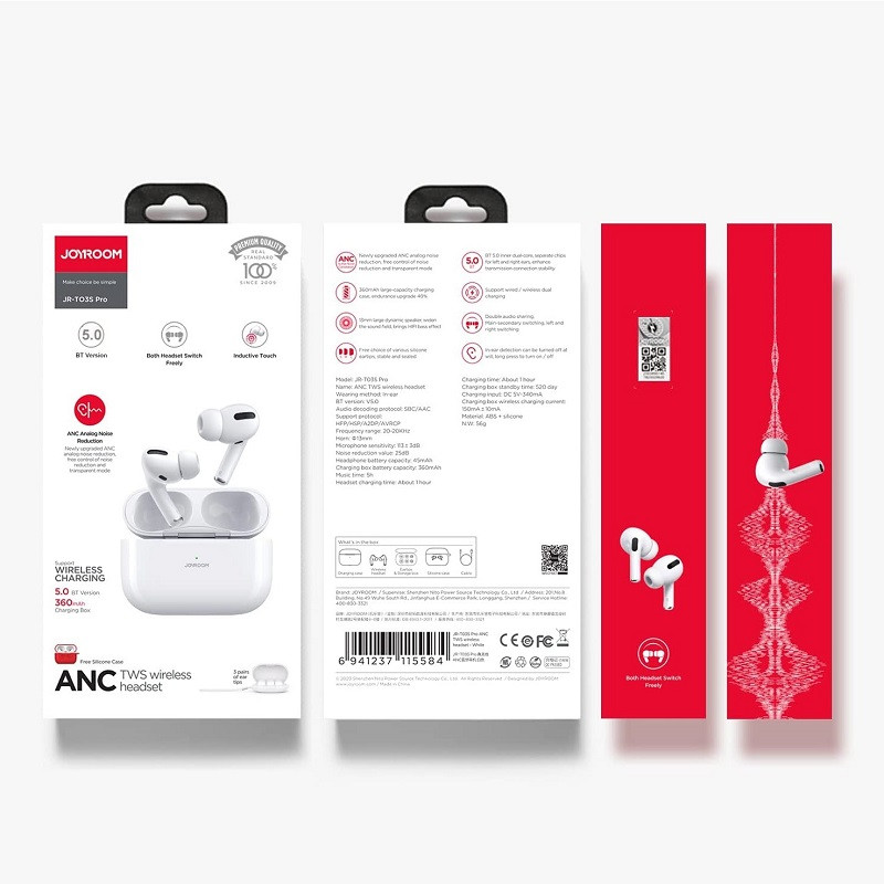 هندزفری بلوتوثی Joyroom مدل JR-T03S Pro
