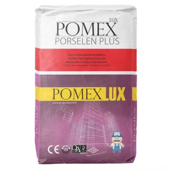 چسب کاشی پودری پومکس PORSELEN PLUS پرسلان پلاس – POMEX