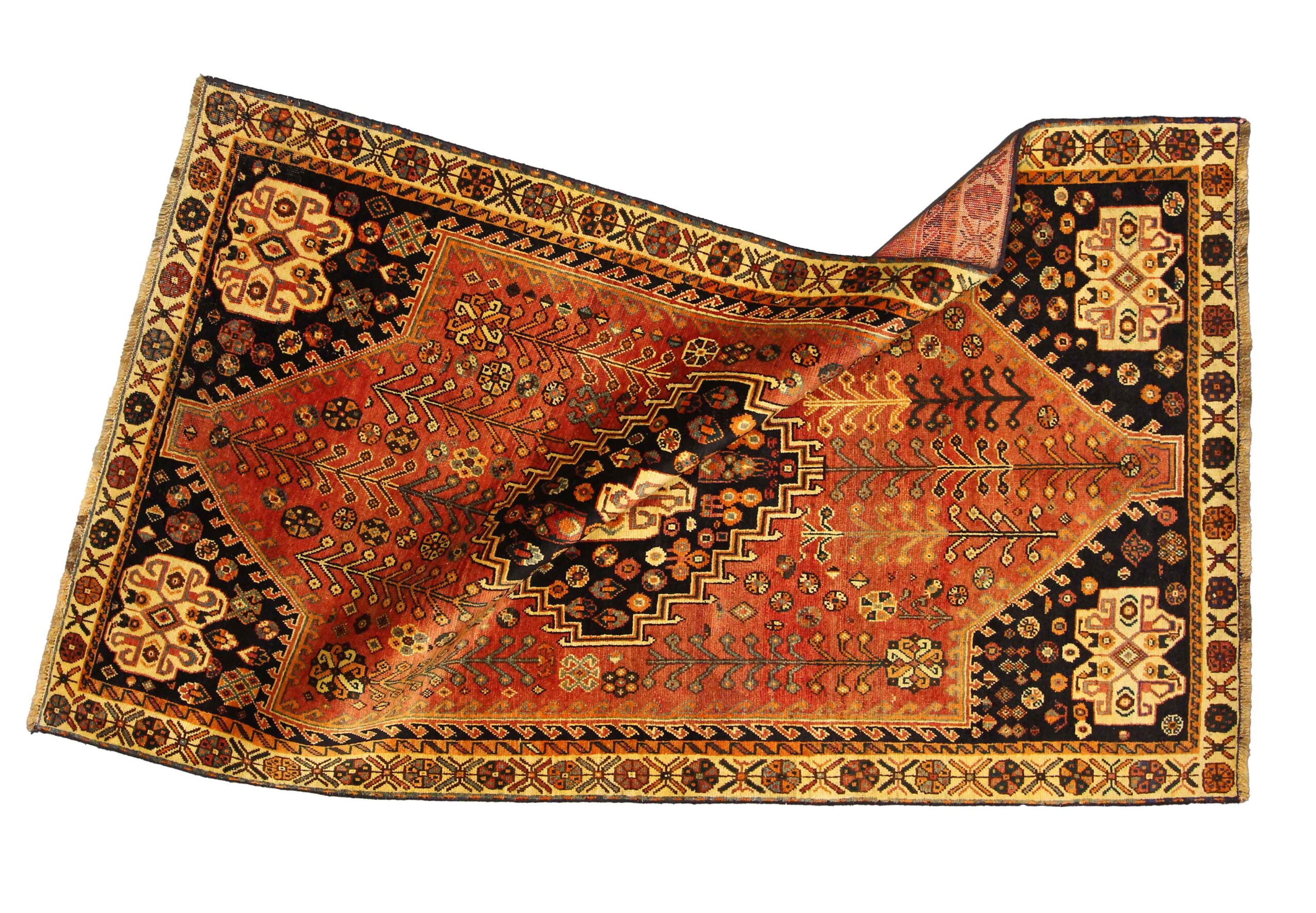 قالیچه صادراتی دستبافت قشقایی (136×240) سانتیمتر
