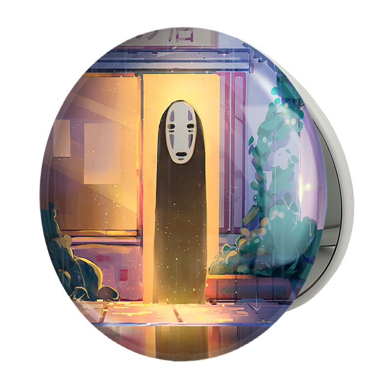 آینه جیبی خندالو طرح نوفیس انیمه شهر اشباح Spirited Away مدل تاشو کد 12099 – با بهترین کیفیت